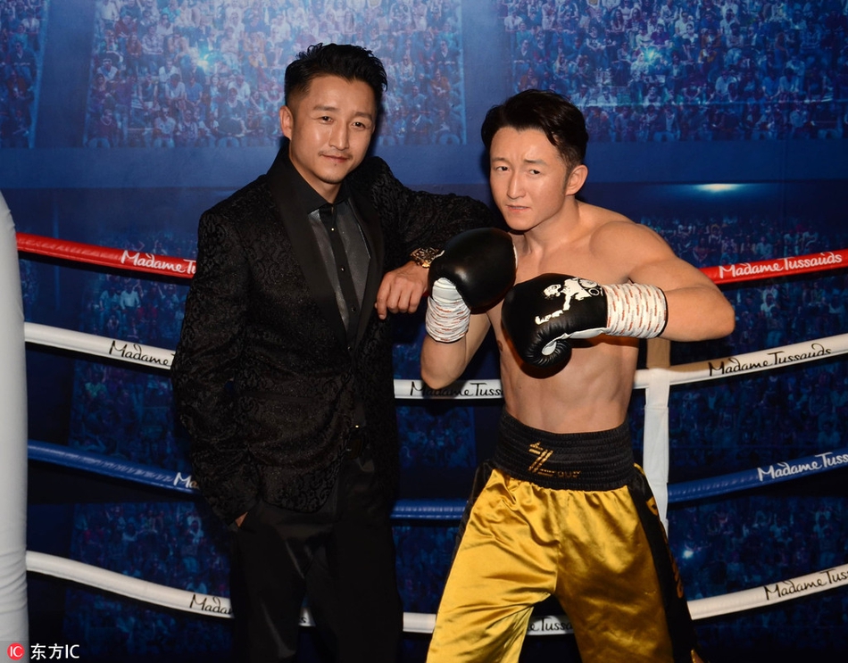 邹市明蜡像入驻杜莎夫人