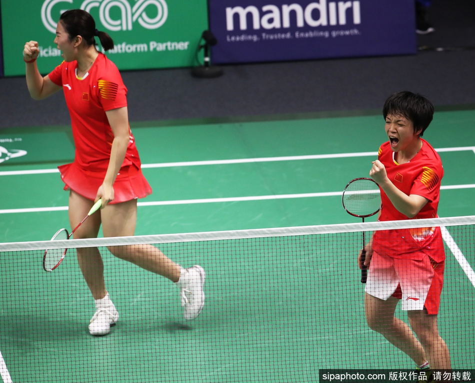 亚运羽球女团中国进决赛