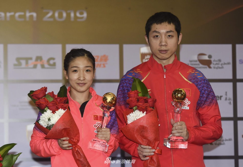 卡乒赛昕雯联播混双夺冠