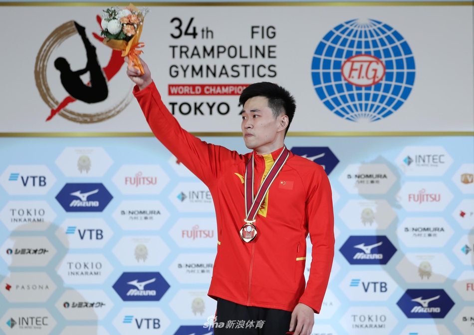 蹦床世锦赛高磊夺冠