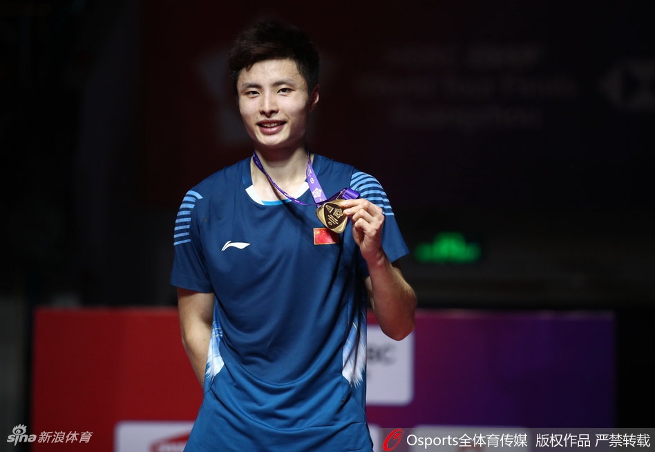 羽联总决赛男单颁奖仪式