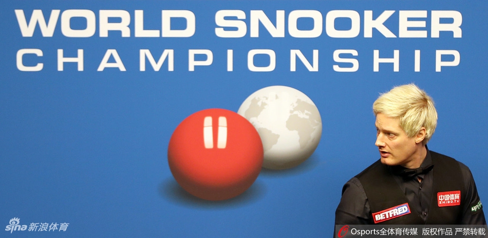 世锦赛希金斯4-4罗伯逊