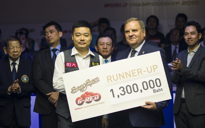 6红球世锦赛丁俊晖获亚军