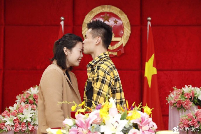 李雪芮乔斌领证结婚