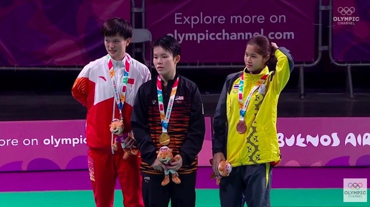 青奥会李诗沣摘金王祉怡夺银