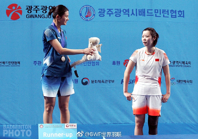 韩国大师赛李雪芮女单夺冠