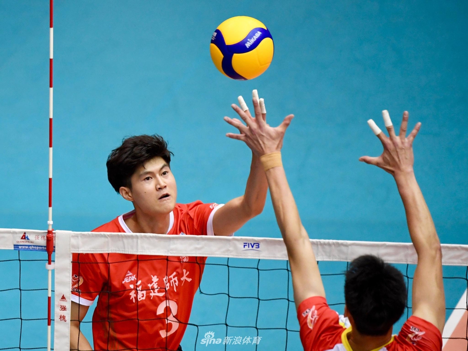 全锦赛山东男排3-0福建