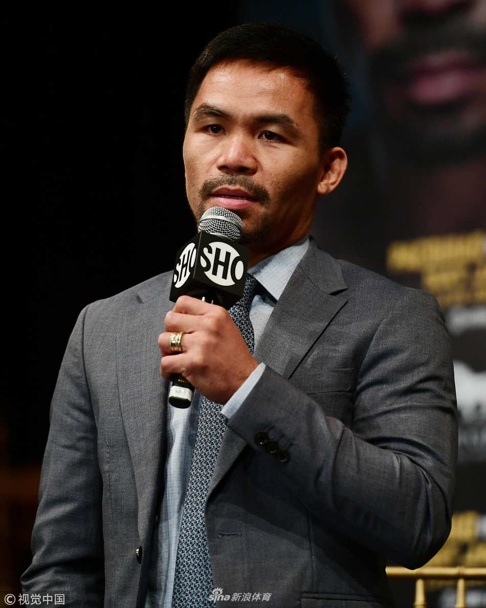 帕奎奥、布罗纳拳赛发布会举行