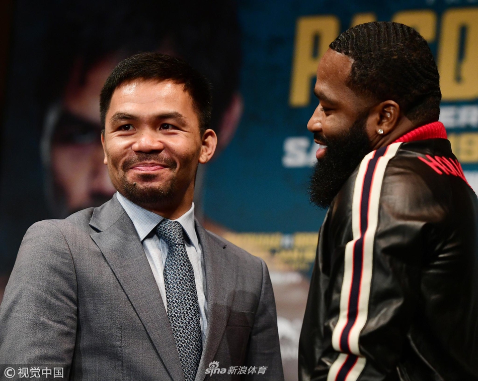 帕奎奥、布罗纳拳赛发布会举行