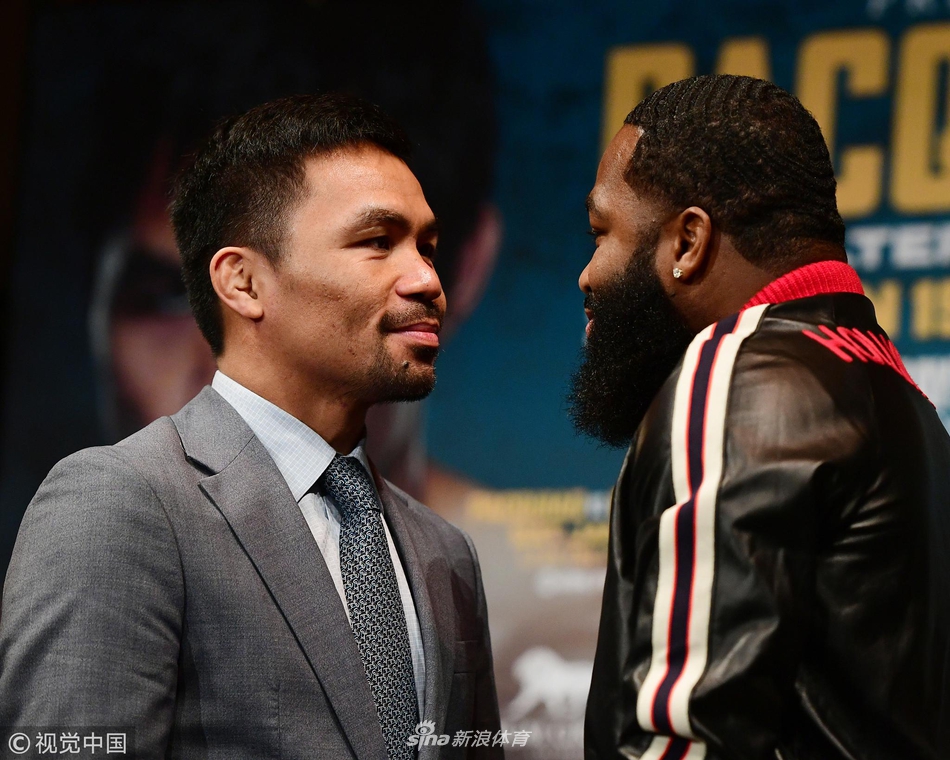 帕奎奥、布罗纳拳赛发布会举行