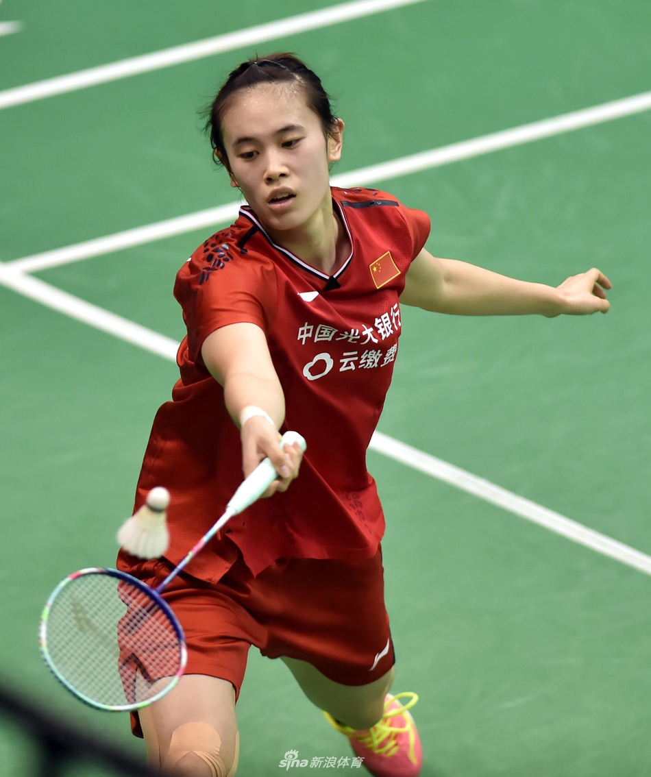 13 10:46:32 3 / 3 11月13日,在2019香港羽毛球公开赛女单第一轮比赛