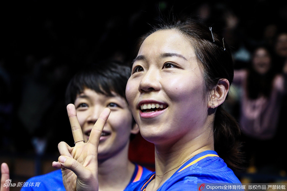 羽毛球亚锦赛女双颁奖仪式