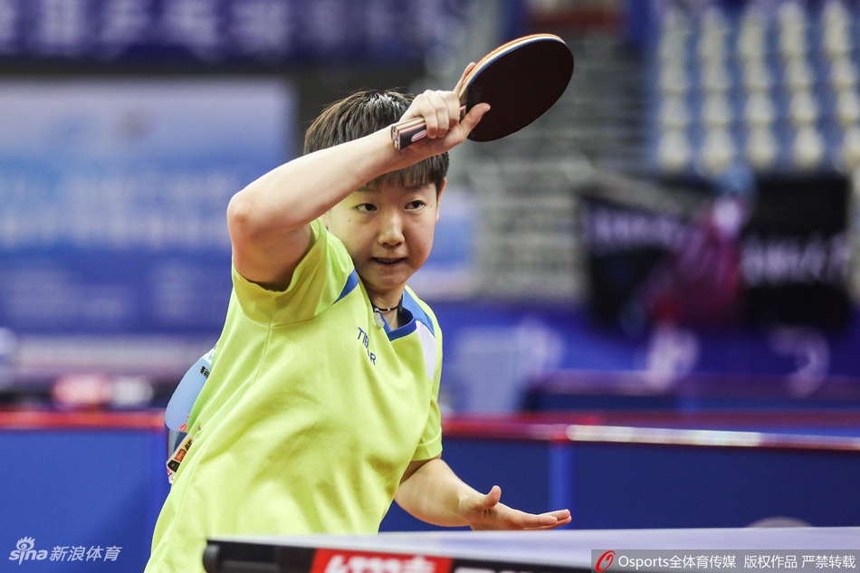 孙颖莎出战全锦赛女团比赛