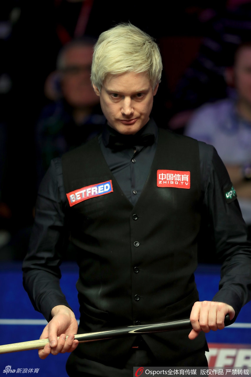 世锦赛希金斯4-4罗伯逊