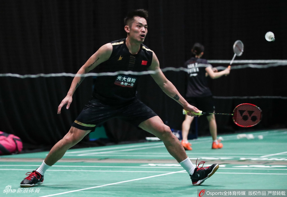 林丹备战训练世锦赛