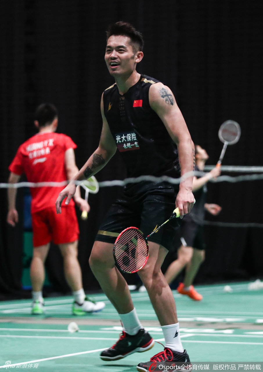 林丹备战训练世锦赛