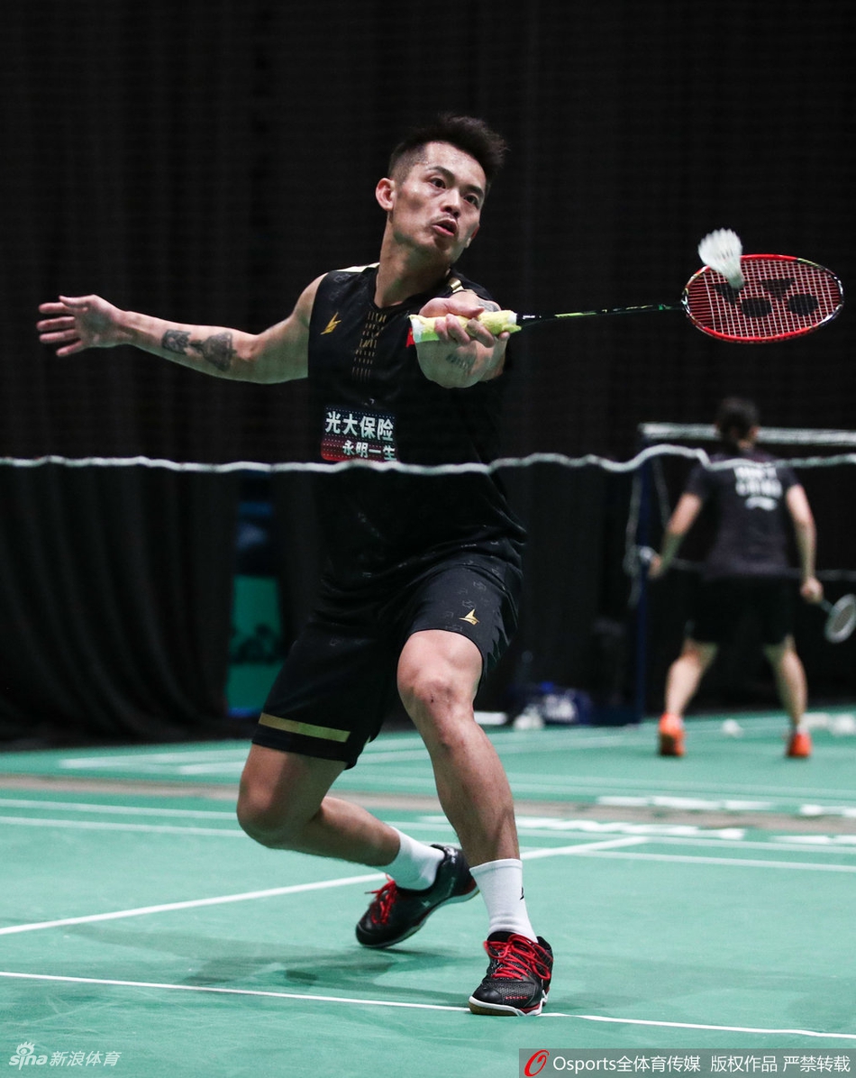 林丹备战训练世锦赛