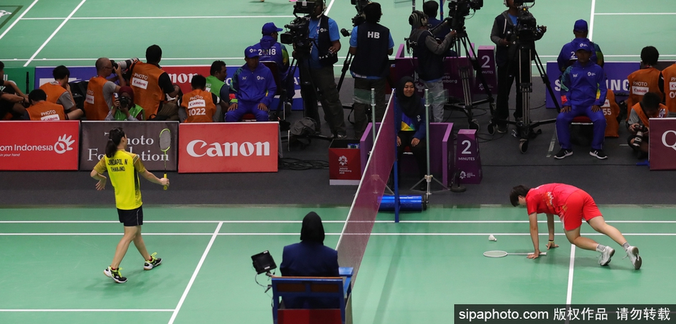 亚运羽球女团中国进决赛