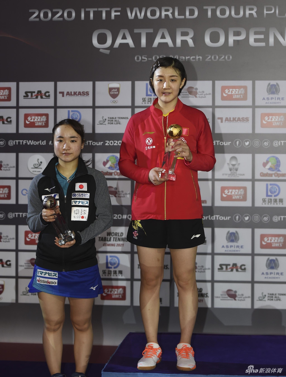 卡塔尔赛陈梦4-1伊藤美诚夺冠