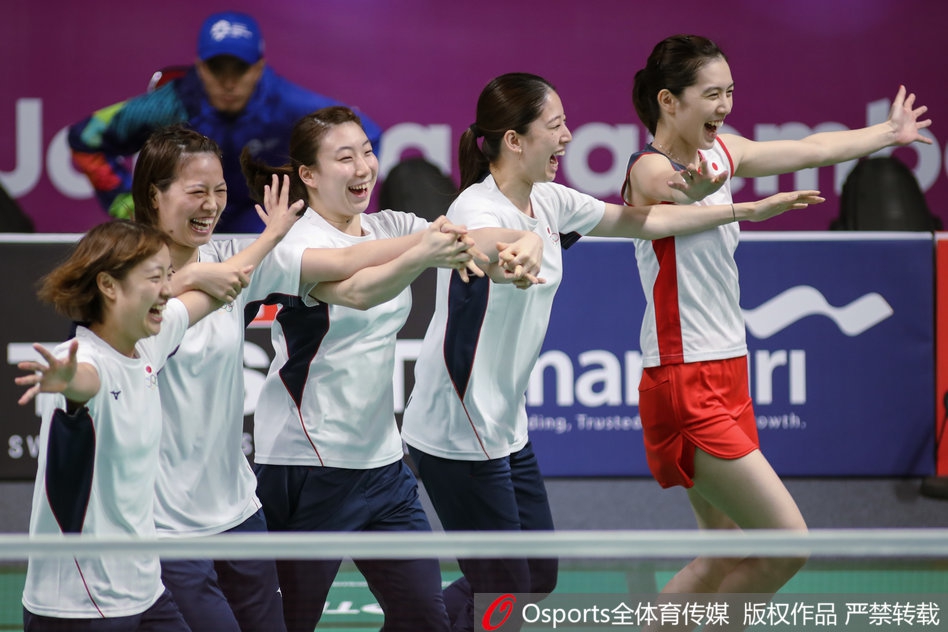 亚运羽球女团日本胜中国夺冠