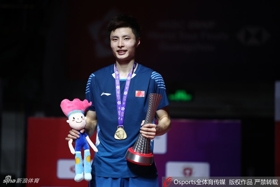 羽联总决赛男单颁奖仪式