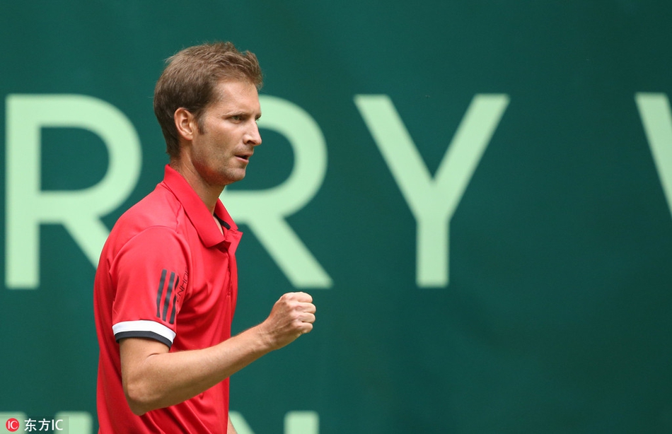 德国哈雷,2018年atp加里韦伯公开赛男单首轮,加斯奎特0-2梅耶尔