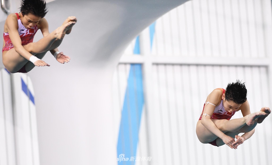 跳水冠军赛张家齐/卢为夺冠