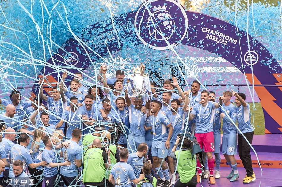 [英超]曼城3-2逆转卫冕英超