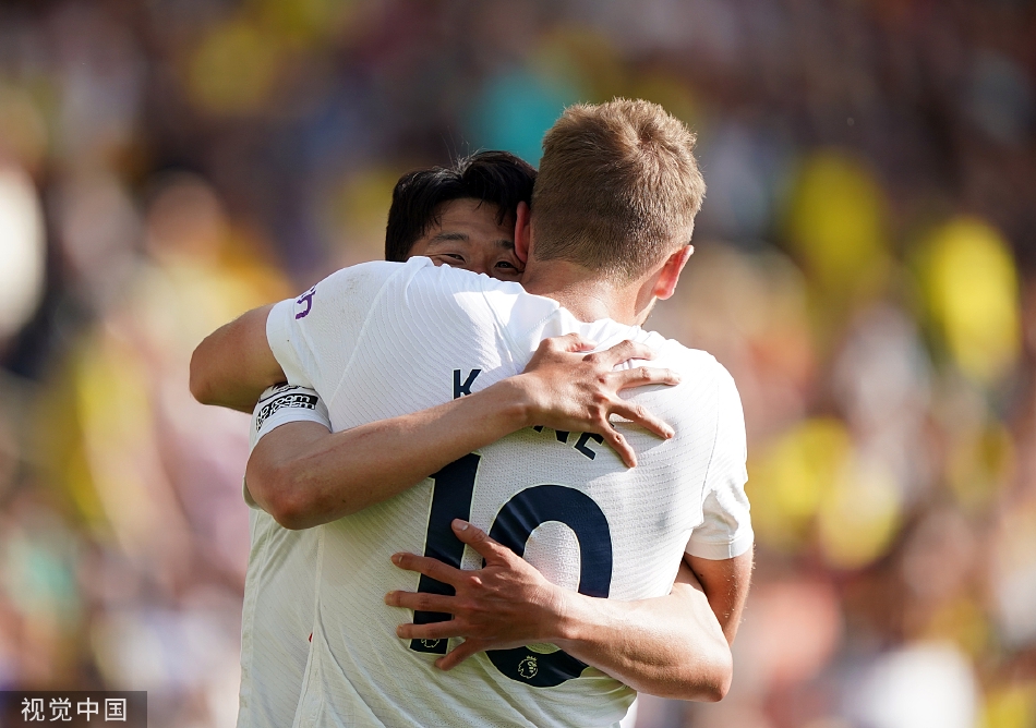 [英超]热刺大胜 孙兴O获金靴