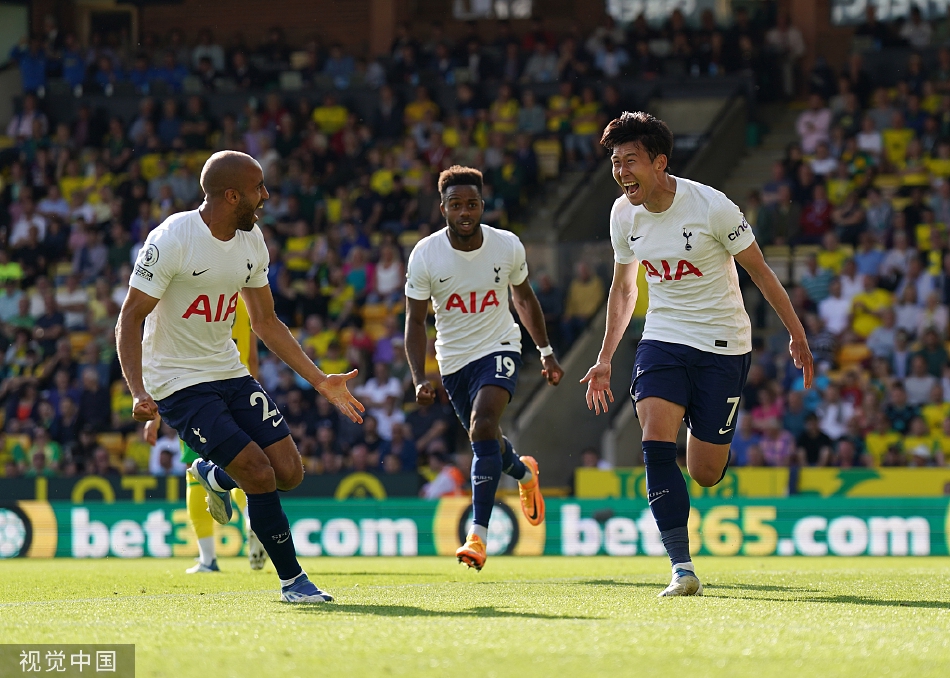 [英超]热刺大胜 孙兴O获金靴