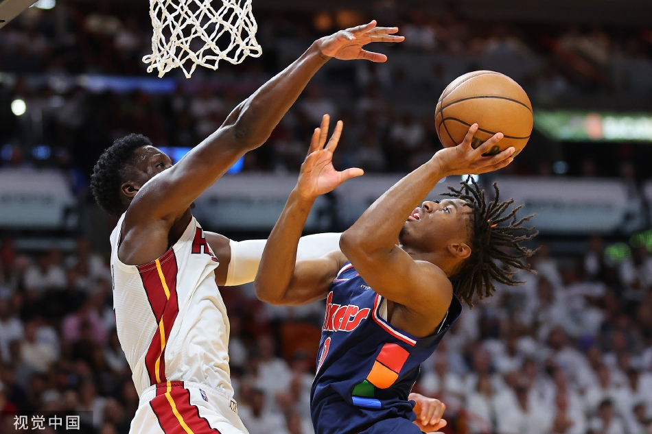 [NBA季后赛]76人92-106热火