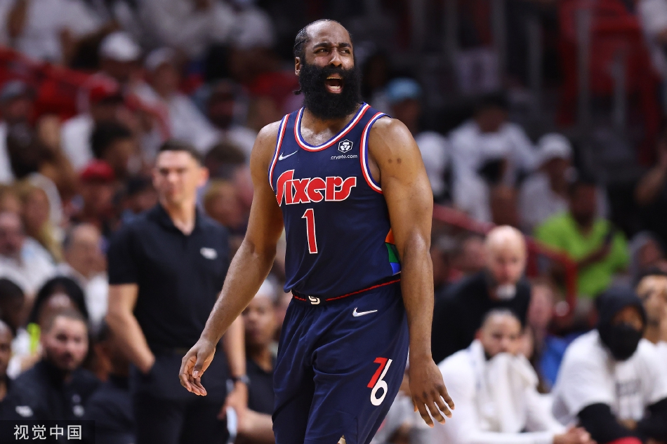 [NBA季后赛]76人92-106热火