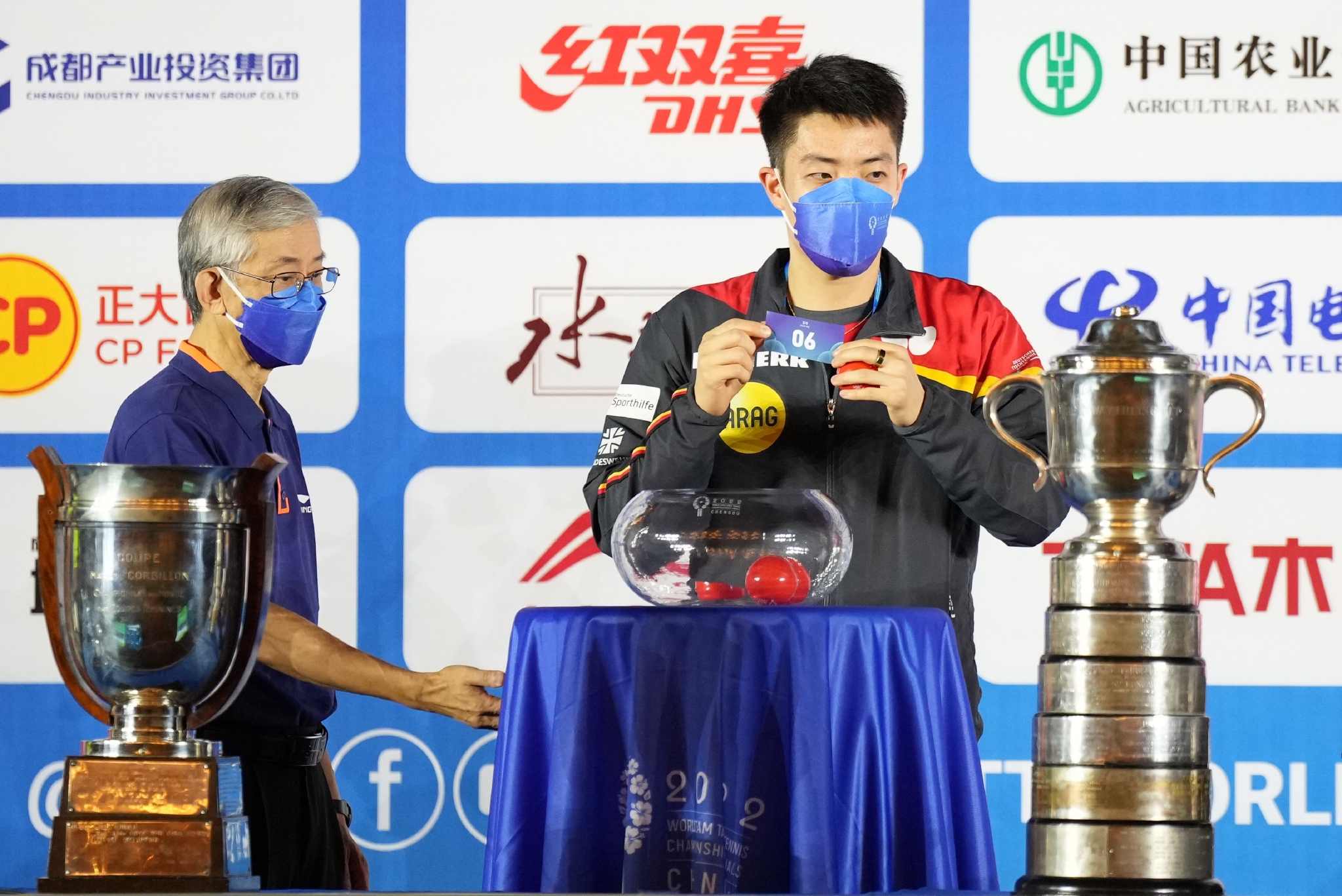 世乒赛团体决赛分组抽签仪式