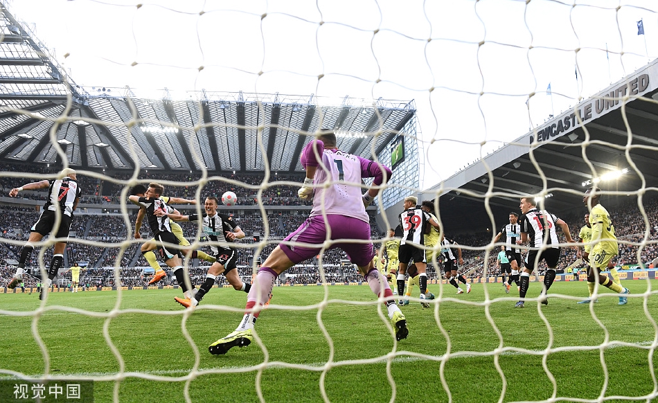 [英超]阿森纳0-2纽卡争四堪忧