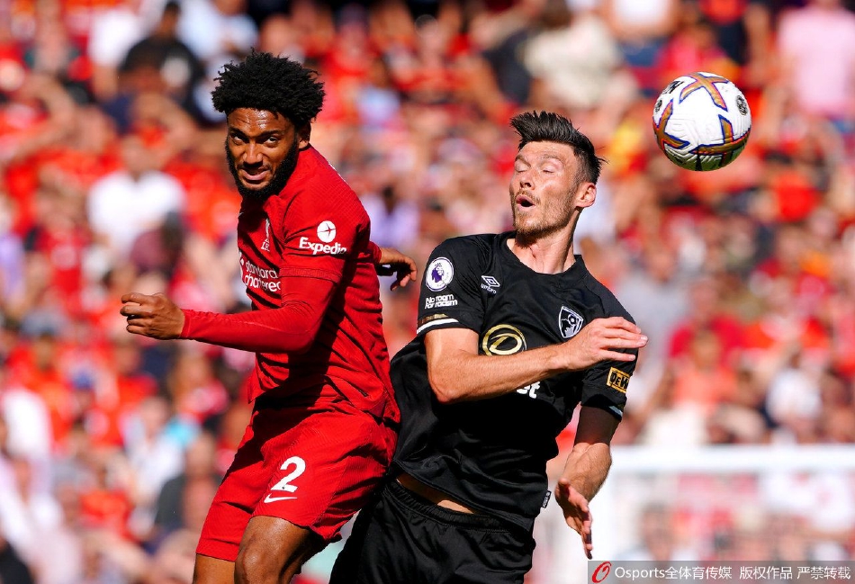 [英超]利物浦9-0狂胜伯恩茅斯