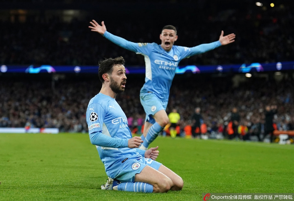 [欧冠]曼城4-3险胜皇马