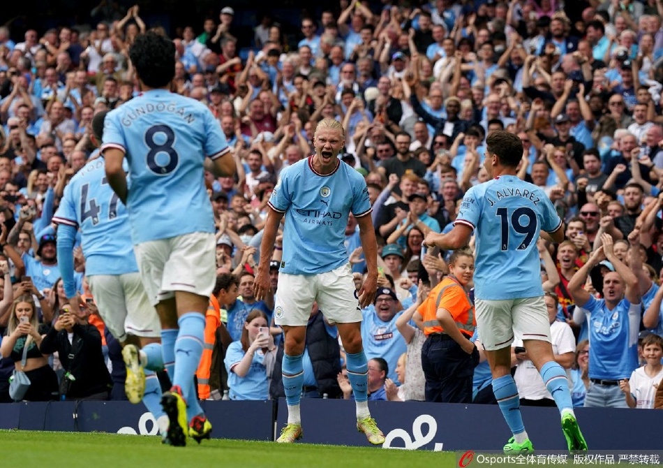 [英超]曼城4-2逆转水晶宫