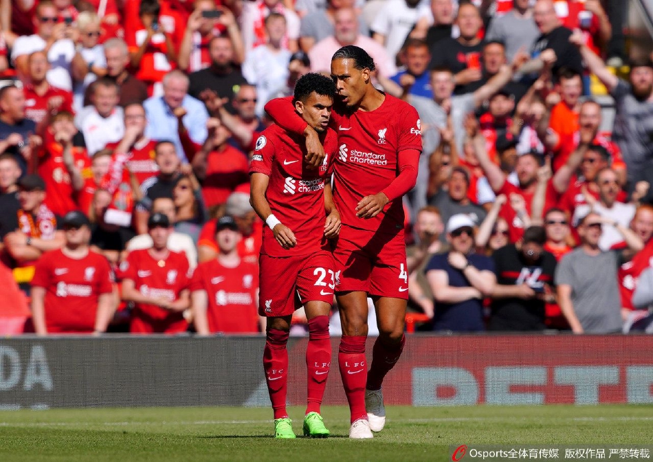 [英超]利物浦9-0狂胜伯恩茅斯