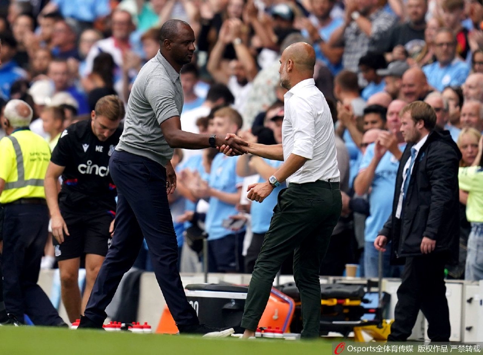 [英超]曼城4-2逆转水晶宫