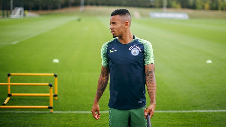 曼城训练备战阿森纳现秘密武器