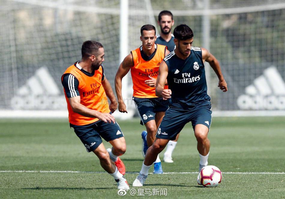 皇马全队训练备战西甲比赛