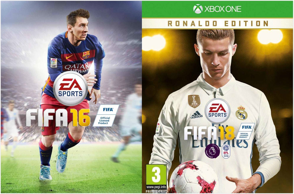 历年FIFA游戏封面球星