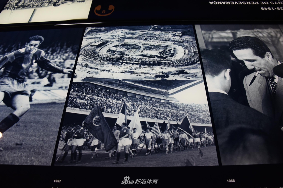 新浪体育带你走进巴萨博物馆 梅西金靴快放不下