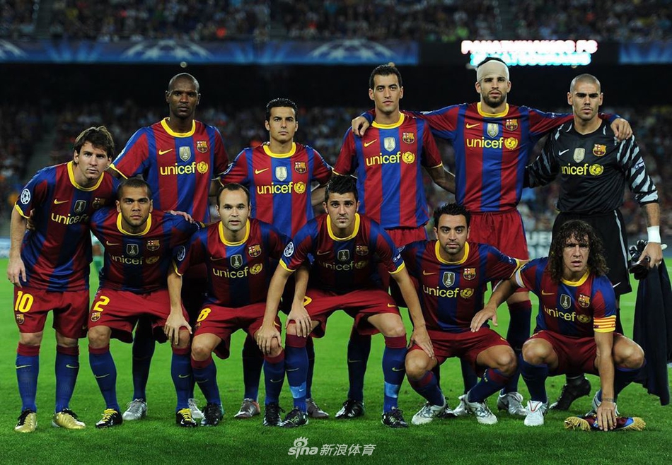 巴萨2010年阵容