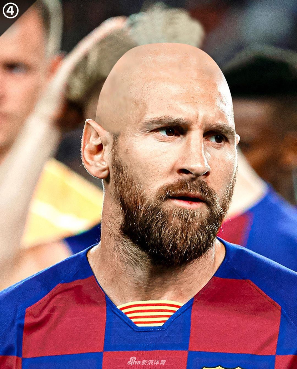 当球星们全换成光头发型