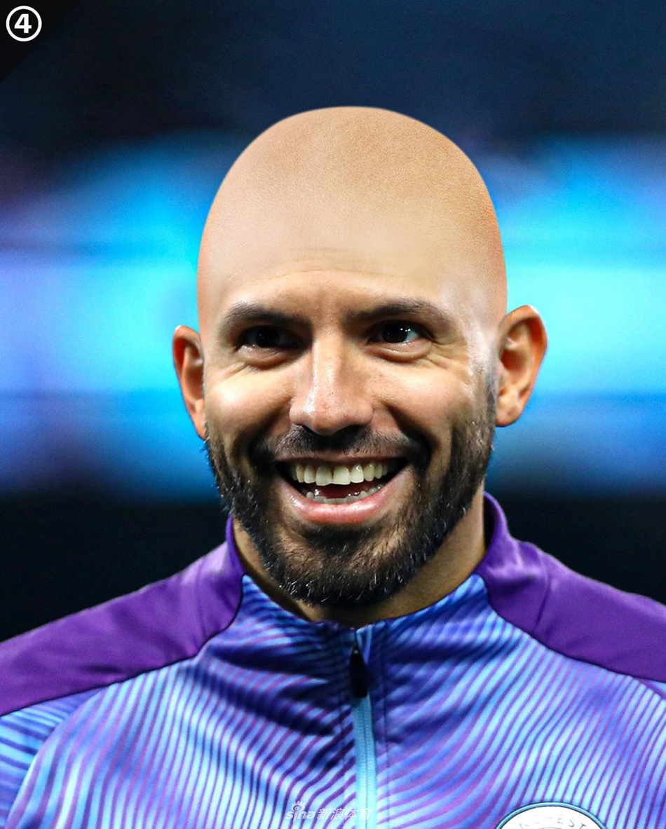 当球星们全换成光头发型