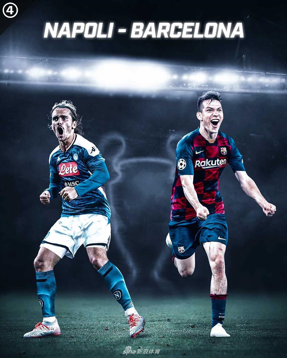 闪瞎！若欧冠对手互换球衣…