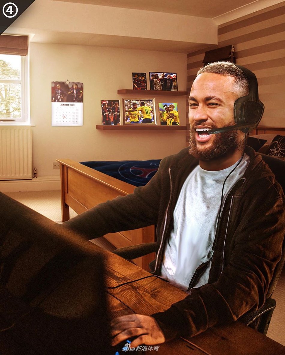 笑喷！宅在家的球星都在干什么