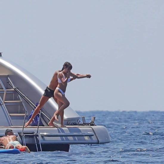 罗三岁实锤：C罗把女友扔下海