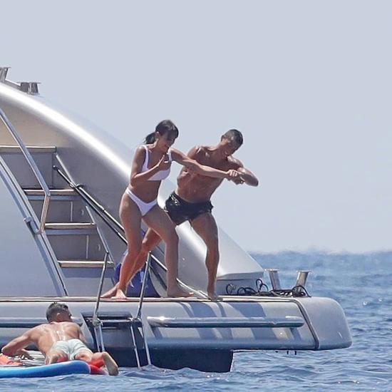 罗三岁实锤：C罗把女友扔下海